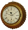 Chauncey Jerome, New Haven, Conn., 8 days, marine movement gallery timepiece, c1850
