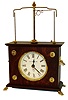 Chas. Terwilliger/Horolovar Co., Bronxville, New York reproduction Ignatz Flying Pendulum", 8 days, novelty clock, c1970
