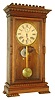 Gilbert Clock Co., Winsted, Conn., "Latona" 8 days, time and strike, spring driven shelf clock, c1885.