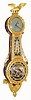 Henri Herschel, Westwood, Mass., 8 days, miniature girandole reproduction, c1990 This person made other clocks such as pillar & scroll and Mass. shelf clocks.