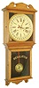 E. Ingraham & Co., Bristol, Conn., "Reliance", 8 days, time and strike, calendar wall clock, c1907