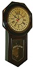 Ansonia Clock Co., Ansonia, Conn., "Regulator A", 8 days, spring calendar clock or timepiece, c1900