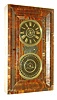 National Calendar Clock Co., (New Haven Clock Co.), New Haven, Conn., "O.G. Calendar Clock", 8 days, time and strike, double dial calendar clock, c1890