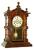 Welch, Spring & Co., Forestville, Conn., "Patti V.P." 8 days, time and strike, rosewood mantel clock. c1880