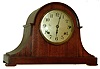 Seth Thomas Clock Co., Thomaston, Conn., "Chime Clock No. 57", 4 bell Sonora chime, playing Westminster tune on quarter hours on 4 cupped iron bells over echo chamber, c1920