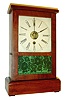 S. B. Terry & Co., Terryville, Conn.30 Hour timepiece, Mahogany veneered Cottage case, c.1852.