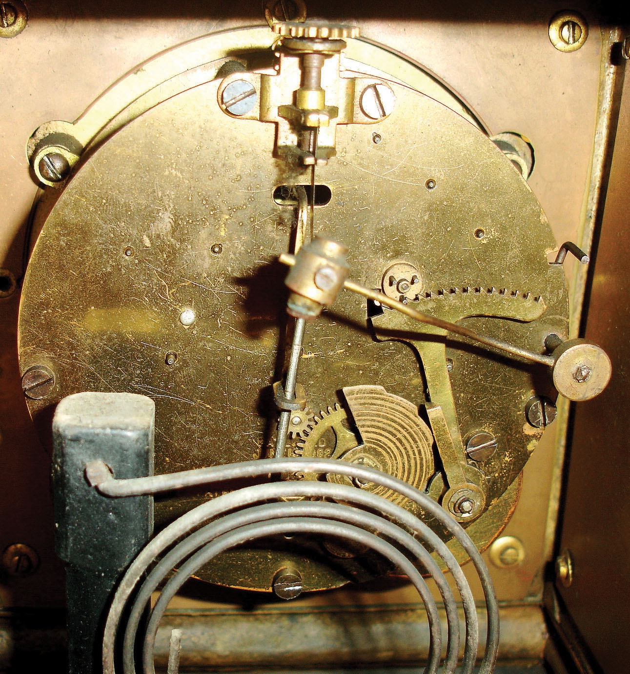 Ansonia Clock Co., New York, "Regent" model 8 days, time and strike, shelf clock, c1904. — Antique Clocks Price Guide