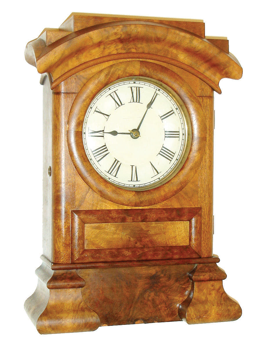 Seth Thomas Clock Co., Thomaston, Conn., "Arch Top", 8-day, time and strike walnut mantel clock, c1880 — Antique Clocks Price Guide