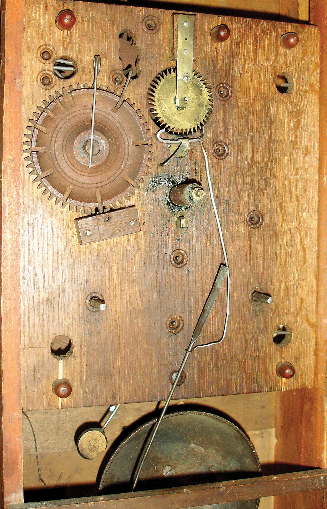 Eli Terry & Sons, Plymouth, Conn., 30 hours, time and strike,, weight driven wood movement Pillar & Scroll shelf clock, c1828 — Antique Clocks Price Guide