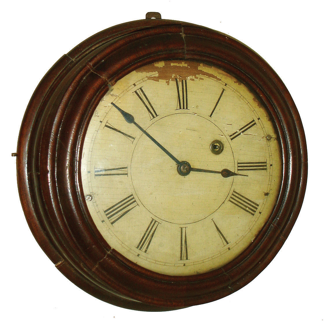 Brewster & Ingrahams., Bristol, Conn., 8 days, spring brass movement gallery timepiece, c1850 — Antique Clocks Price Guide