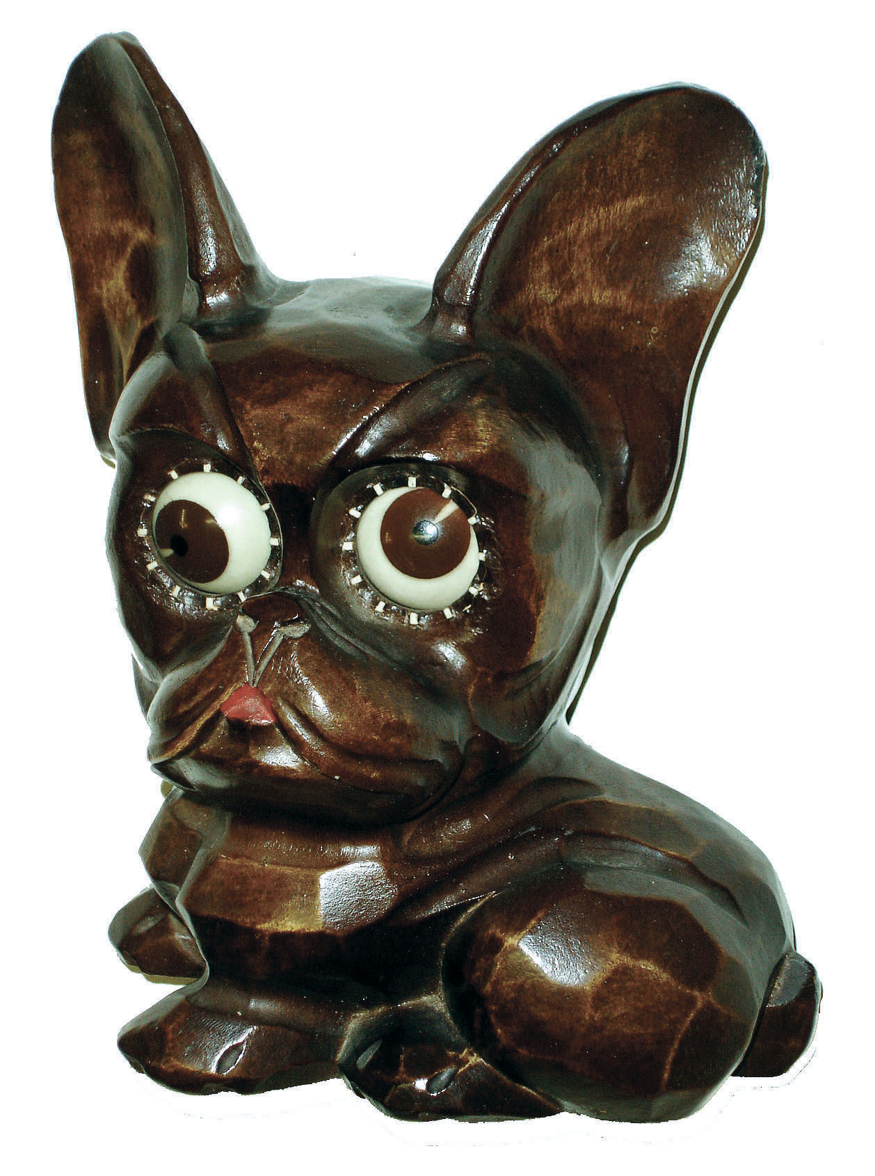 German, Oswald, Bulldog 30 hour rotating eyes novelty clock, mid 20th century — Antique Clocks Price Guide