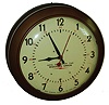 Self Winding Clock Company, New York, "Naval Observatory Time, Western Union" electrically wound gallery wall clock, c1930