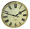 Seth Thomas Clock Co., Thomaston, Conn., for "Riggs Bro., Phila.", 24 inch white marble dial round gallery clock, wood case and back with #60 8 day twin-spring time only, movement, c1910