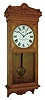 Self-Winding Clock Co., New York, "No.18" oak hanging regulator, c1898, plus two larger black painted dials