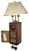 Clocks- 4 (Four) Plug-in Electric: Rare combination Philco radio, lamp and sessions clock; Blatz beer illuminated advertizing counter clock; Master Crafters "Swinging Playmates" novelty clock; and Kit-Cat Clock with moving eyes in original box