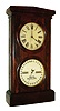 Seth Thomas Clock Co., Thomaston, Conn., "Parlor Calendar No. 3", 8 days, time and strike double dial calendar clock, c1880