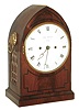 John Howison, Perth, Scotland double-fusee mahogany 8 days, time and strike, lancet style bracket clock, c1820