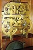 John Birge, Bristol, Conn., 8 days, time and strike, triple-decker shelf clock with early Ives strap brass movement, c1830