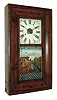 Birge, Peck & Co., Bristol, Conn large OOG shelf clock with 8 days, time and strike, weight driven brass strap movement, c1855.