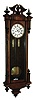Remember, Germany, walnut, 8 days, time and strike, weight driven Vienna regulator, c1900
