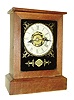 Clocks- 2 (Two): (1) Sessions Clock Co., Forestville, "1606" model, 8 days, time and strike, mantel clock, c1920. (2) Unknown maker, 30 hours, time & alarm cottage timepiece, c1870.