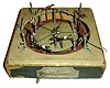 "Jeu de Course" French antique horse race mechanical toy, c1900