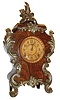 Ansonia Clock Co., New York, "Seine" model 8 days,spring time and strike, movement in enameled iron case, c1894.