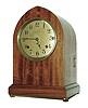 Seth Thomas Clock Co., Thomaston, Conn., "Chime Clock No. 64", 8 days, time & 5 bell Sonora chime in inlaid mahogany case, c1914