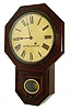 Seth Thomas Clock Co., Thomaston, Conn., 8 days, time only, spring driven "12 Inch Drop Octagon" in rosewood veneered case, c1890