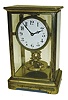 "Angemeldet", Germany, 400 day crystal regulator mantel clock with disc pendulum, c1900