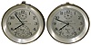Hamilton Model 21 chronometers- 2 (Two) 56-hour 14-jewel marine timekeepers in tubs (not wood boxes), #2E8343 and #2E1614, both dated 1941