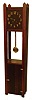 American mission oak tall clock, 8 days, time and strike, spring driven movement in a oak case, c1915