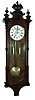 Lenzkirch, Germany, walnut 2 weight, time and strike, Vienna regulator with visible jeweled escapement, serial number 262843, c1862