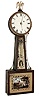 Simon Willard, Boston, Mass. attribution, 8 days, weight brass movement Patent or banjo timepiece, c1810 The cross piece on the keystone was used by William Cummens and Elnathan Taber.