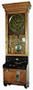 International Time Recording Co., Endicott, NY, oak, 8 days, wall-hanging punch clock, Style 508 dated 9/7/10 on rear