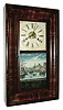 Forestville Mfg. Co. (J. C. Brown), Bristol, CT and sold by F. J. Wild, Dundee, Scotland., 30 hours, weight driven, time and strike, movement in a mahogany OG case, c1850.