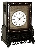 Chinese rosewood, 8 days, time and strike, double fusee bracket clock, case with mother-of-pearl inlay and lower stand, verge and crown wheel escapement, center seconds, possibly 19th century