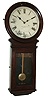 Boston Clock Co., Boston, Mass, for retailer Daniel PrattÕs Son, 8 days, weight driven, timepiece in a cherry wall hanging case, c1895