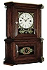 Atkins, Whiting and Co., Bristol, Conn., ÒParlor No. 1Ó rosewood shelf clock with 30 day, time only, Ives wagon spring movement, c1852.