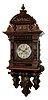Lenzkirch, Germany, walnut ÒFreischwingerÓ, time and strike. This model similar to the model 70 illustrated in EverettÕs book on Lenzkirch, however this one without the profuse decorations. With count wheel model 26 movement, with Graham style, adjustable escapement. Serial 952566, circa 1891
