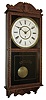 Wm. Gilbert Clock Co., Winsted, Conn., ÒObservatoryÓ oak, 8 days, time only, wall clock, c1913