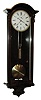 Austria, Vienna regulator, rosewood veneered case with glazed front and sides, the top with simple beveled molding, door with small diameter columns with carved wooden capitals and turned bases, the bottom with incurved bracket, also with applied, carved ornament, Roman numeral, white enamel dial with gilt bezel, pierced blued steel hands, weight driven, 8 days, timepiece movement with dead beat escapement and maintaining power, brass pendulum ball with ebonized wooden rod, c1860