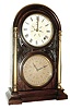 Welch, Spring & Co., Forestville, Conn., ÓItalian No. 1Ò shelf clock with a spring driven, 8 days, time only, movement and a B. B. Lewis perpetual calendar mechanism in a rosewood veneered case, c1872.