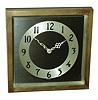 Chelsea Clock Co., Boston, ÒRaleighÓ brass, 8 days, time only, easel-style desk clock 256145, 1939