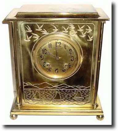 C.1901, Ansonia Clock Co., "Kensington" mantel clock in Colonial — Antique Clocks Price Guide