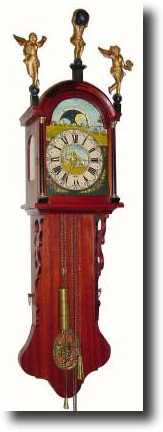 C.1998, Dutch Staartklok, or commonly called a 'tail' clock — Antique Clocks Price Guide