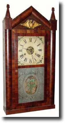 C.1858, Seth Thomas, Plymouth Hollow, Conn, 30-hour Weight — Antique Clocks Price Guide