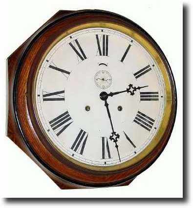 C.1925, Waterbury 12 Inch Lever in oak and in — Antique Clocks Price Guide