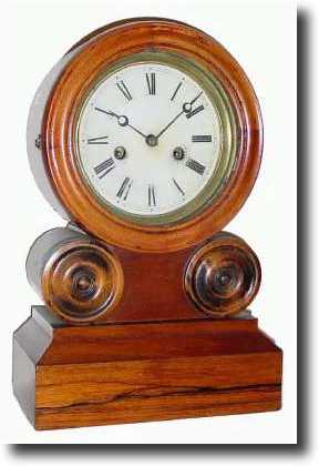 C.1865, E. Ingraham and Co., 30-hour "Grecian" Shelf clock. — Antique Clocks Price Guide