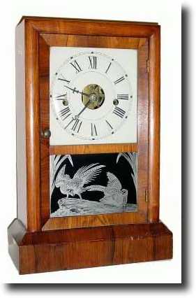 C.1860, Seth Thomas, Plymouth Hollow, Conn. 30-hour cottage — Antique Clocks Price Guide